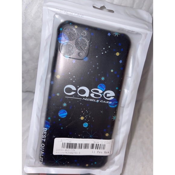 Black Galaxy Blue Planets iPhone 11 Pro Max Case💙 - Picture 9 of 17